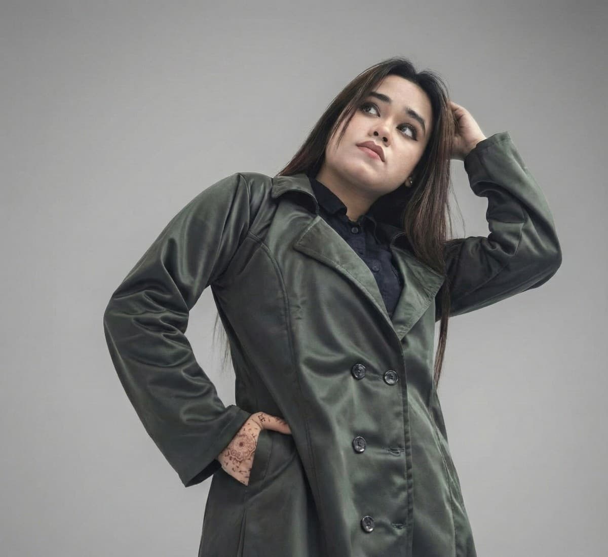 Chic Classic Overcoat Ebony