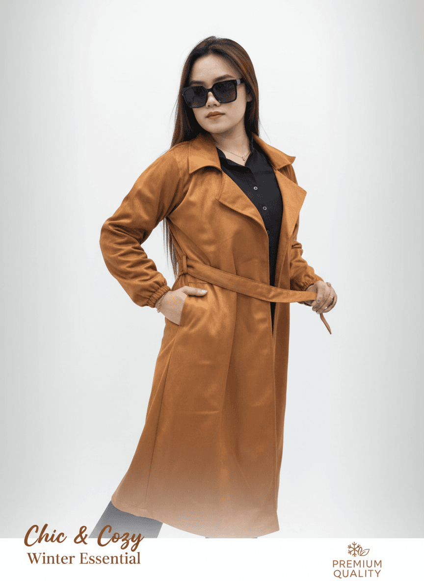 Chic & Cozy Suede Overcoat